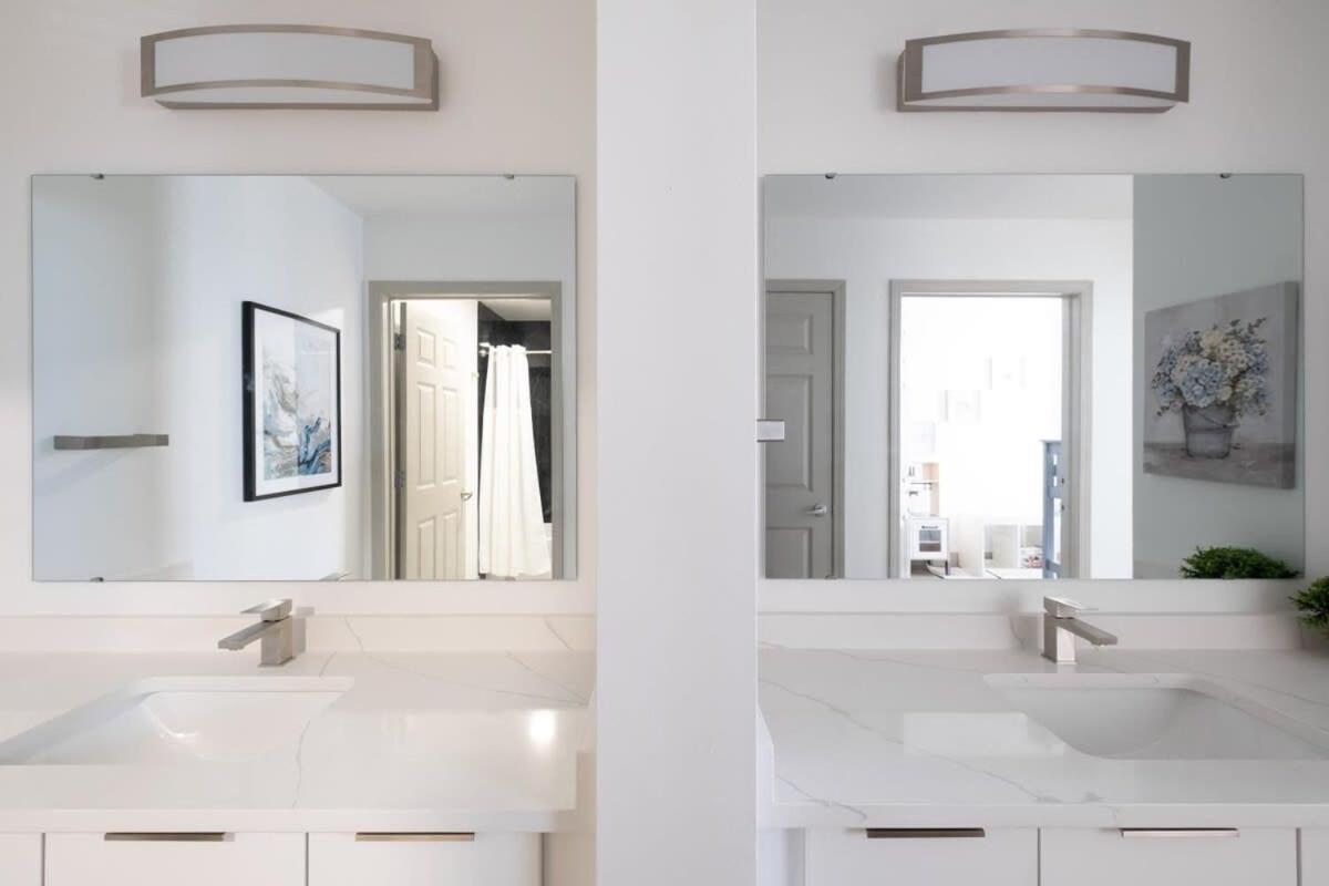 3Br Modern Downtown Apartment With Gym & Office Charlotte Bagian luar foto